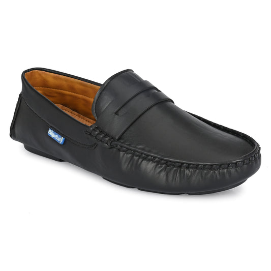 Eego Italy Plus Size Loafers GT-12-BLACK
