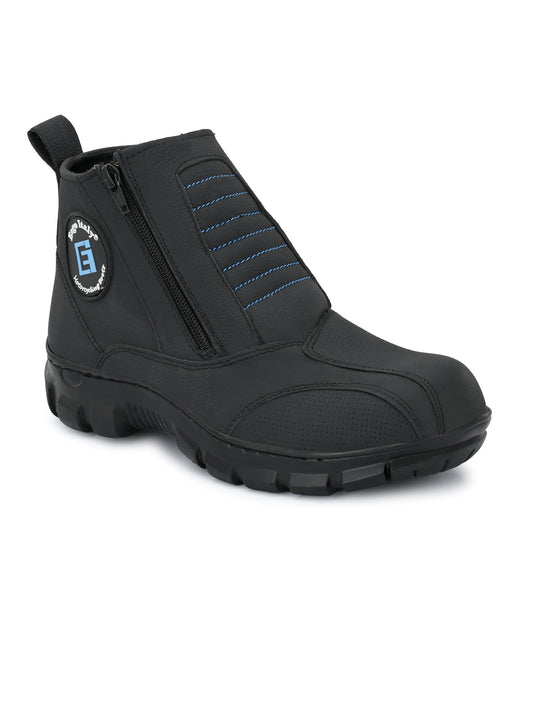 Shield Real Leather Riding Low Ankle Protective Boots