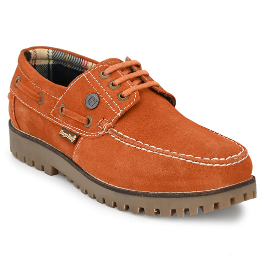 Dexter Real Leather Boat Shoes Tan
