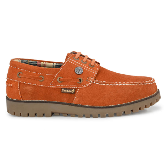 Dexter Real Leather Boat Shoes Tan