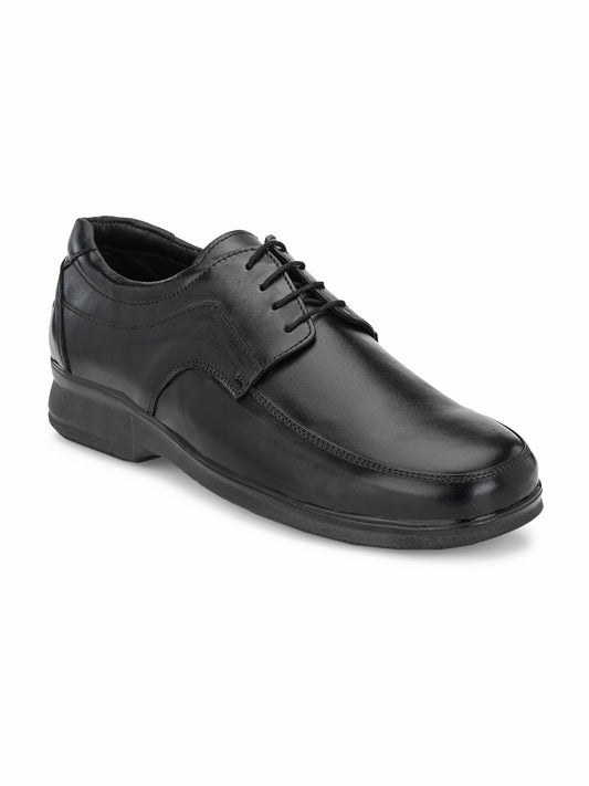 Plus Size Genuine Leather Wide Fit Lace Up Formal Shoes GT-1