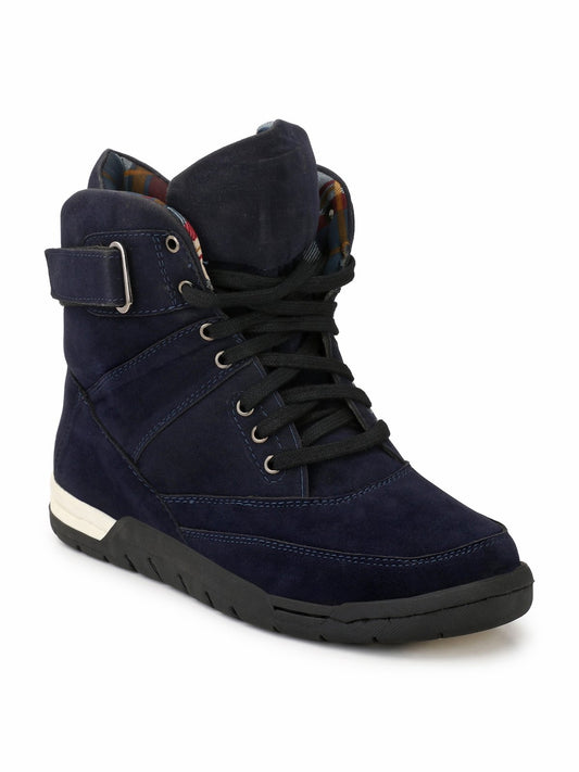Downtown High Top Boots NR-6-BLUE