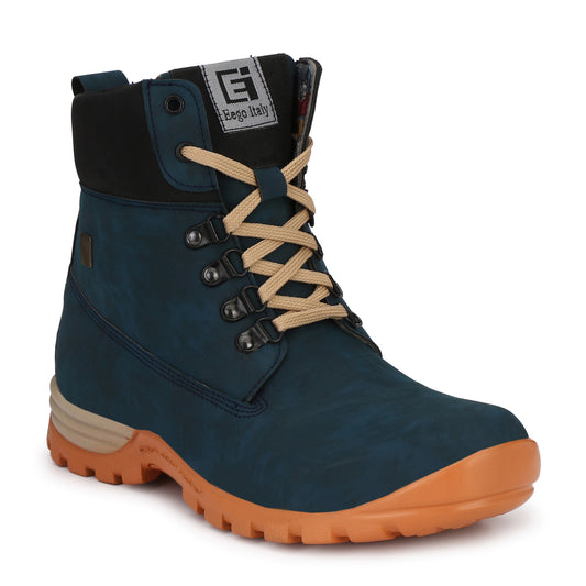 Eego Italy Stylish Outdoor Boots LEE-1-BLUE