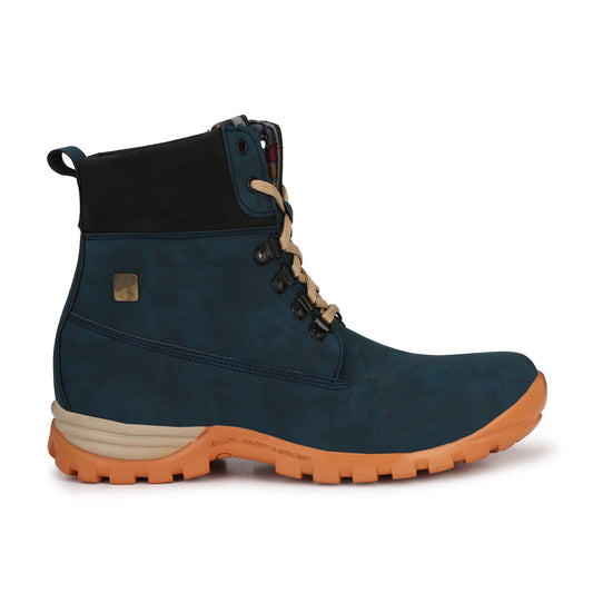 Eego Italy Stylish Outdoor Boots LEE-1-BLUE