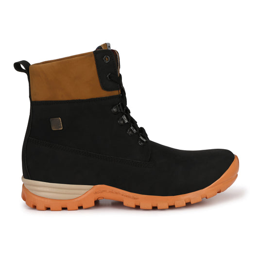 Eego Italy Stylish Outdoor Boots LEE-1-BLACK