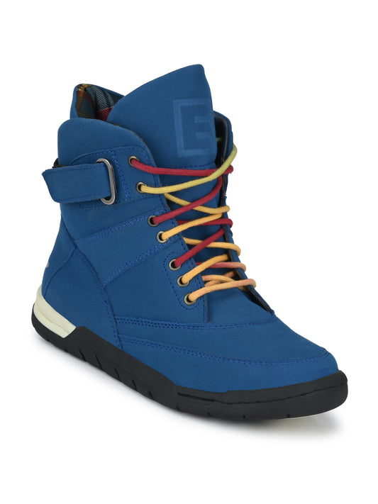 Downtown High Top Boots NR-6-NAVY