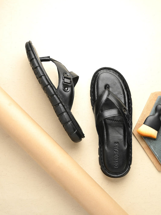 Eego Italy Genuine Leather Light Weight Slippers