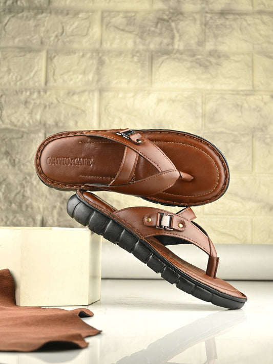 Eego Italy Genuine Leather Light Weight Slippers