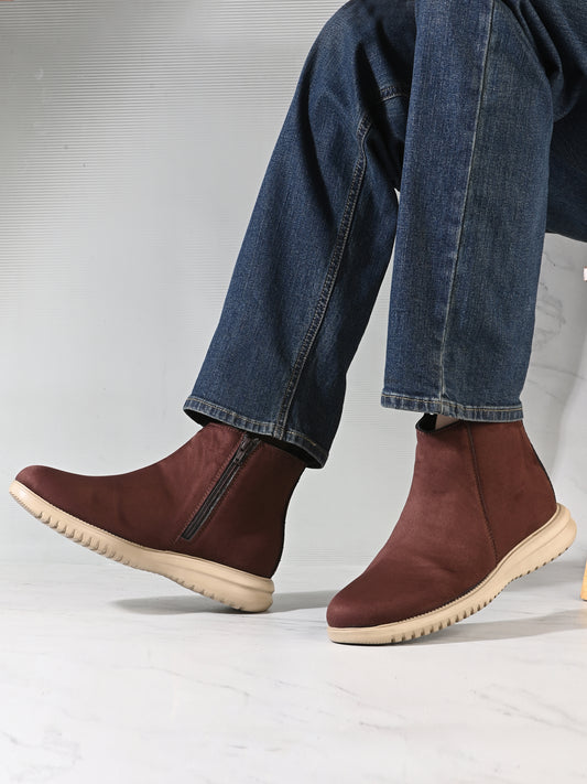 Eego Italy Light Weight Chelsea Boots with YKK Zippers