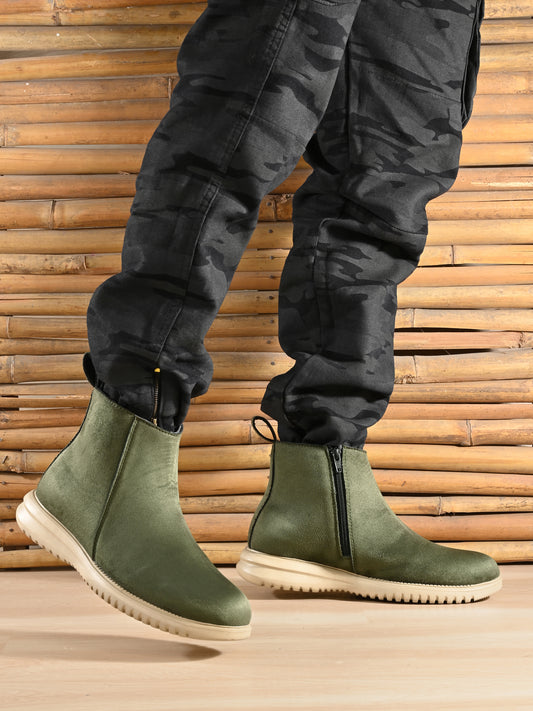Eego Italy Light Weight Chelsea Boots with YKK Zippers