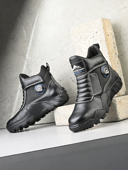 Eego Italy TREKGOAT Genuine Leather Trekking & Hiking Boots for Men
