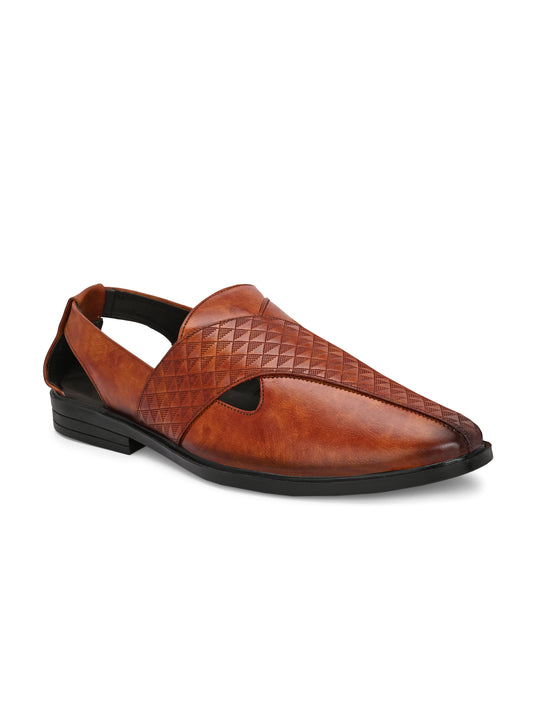 Eego Italy Plus Size Ethnic Sandals