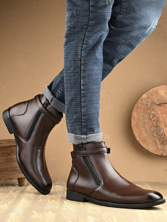 Eego Italy Padded Formal Chain Boots