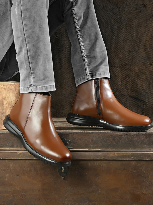 Eego Italy Light Weight Chelsea Boots with YKK Zippers