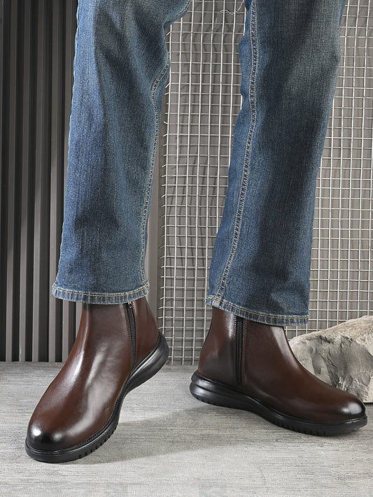 Eego Italy Light Weight Chelsea Boots with YKK Zippers
