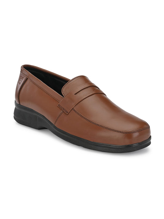 Eego Italy Genuine Leather Plus Size Formal Slip On Shoes