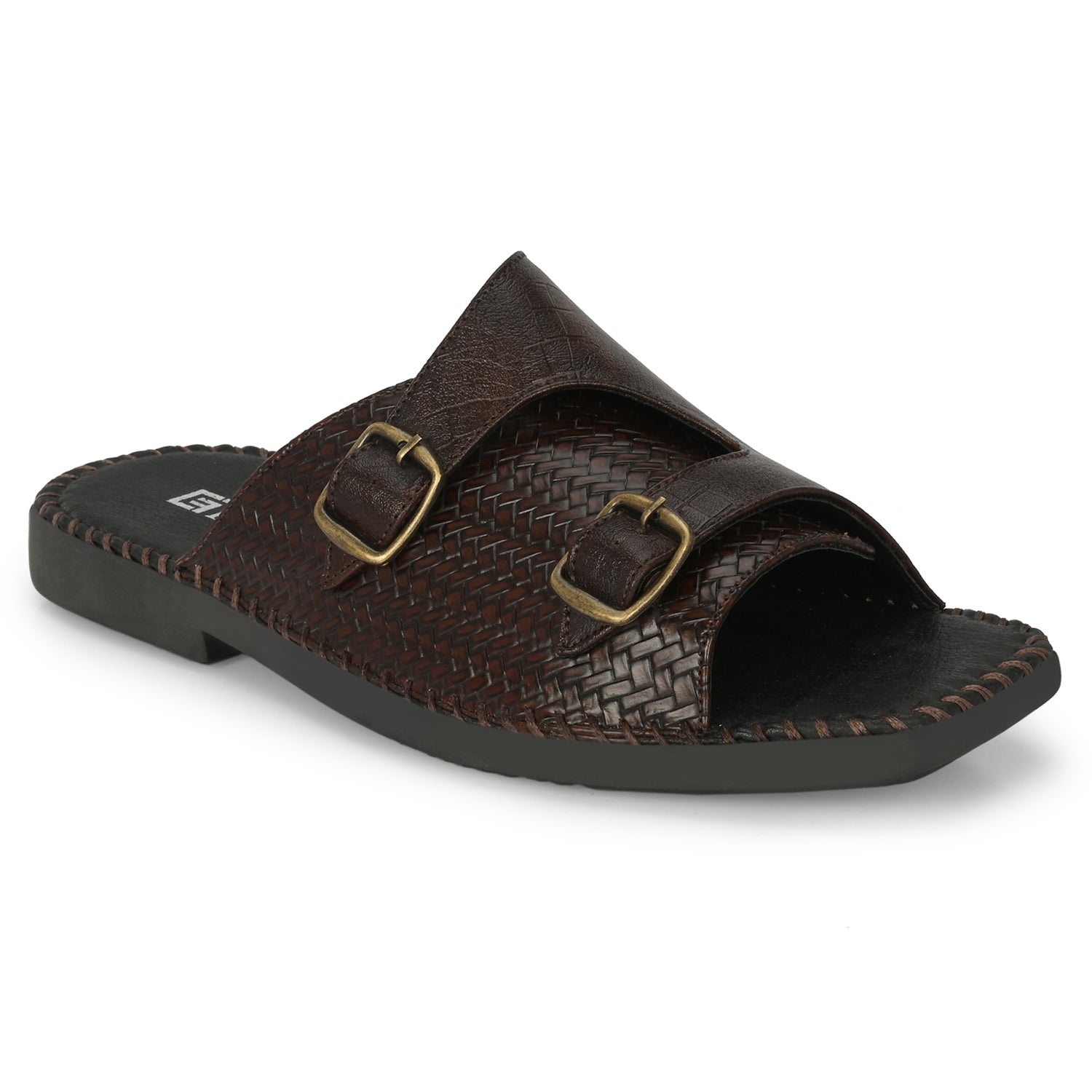 Eego Italy Party Wear Ethnic Slippers HERO 1 BROWN Sale 499