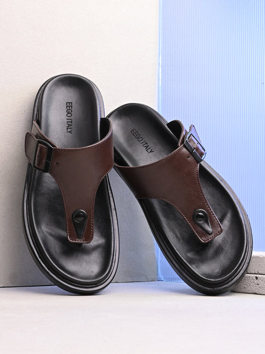 Eego Italy Men's Height Increasing Padded Slipper