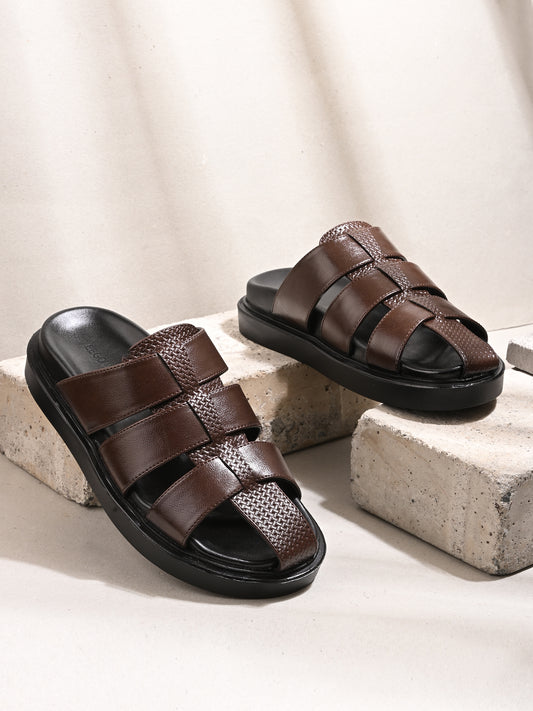 Eego Italy Men's Height Increasing Padded Slipper