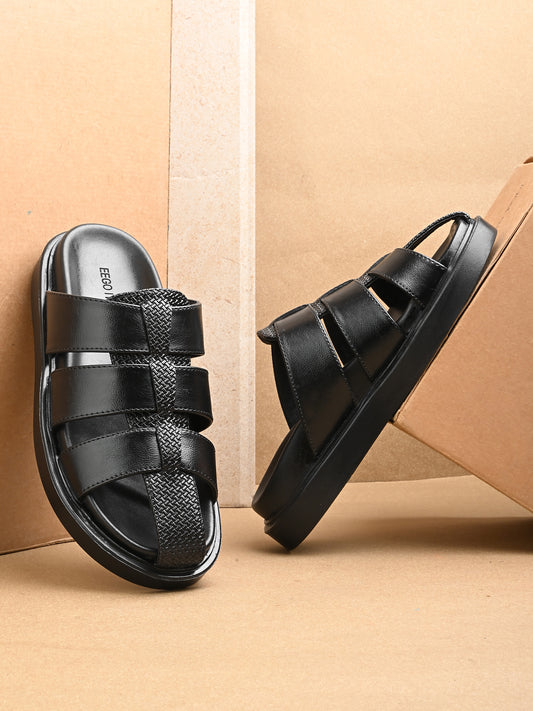 Eego Italy Men's Height Increasing Padded Slipper