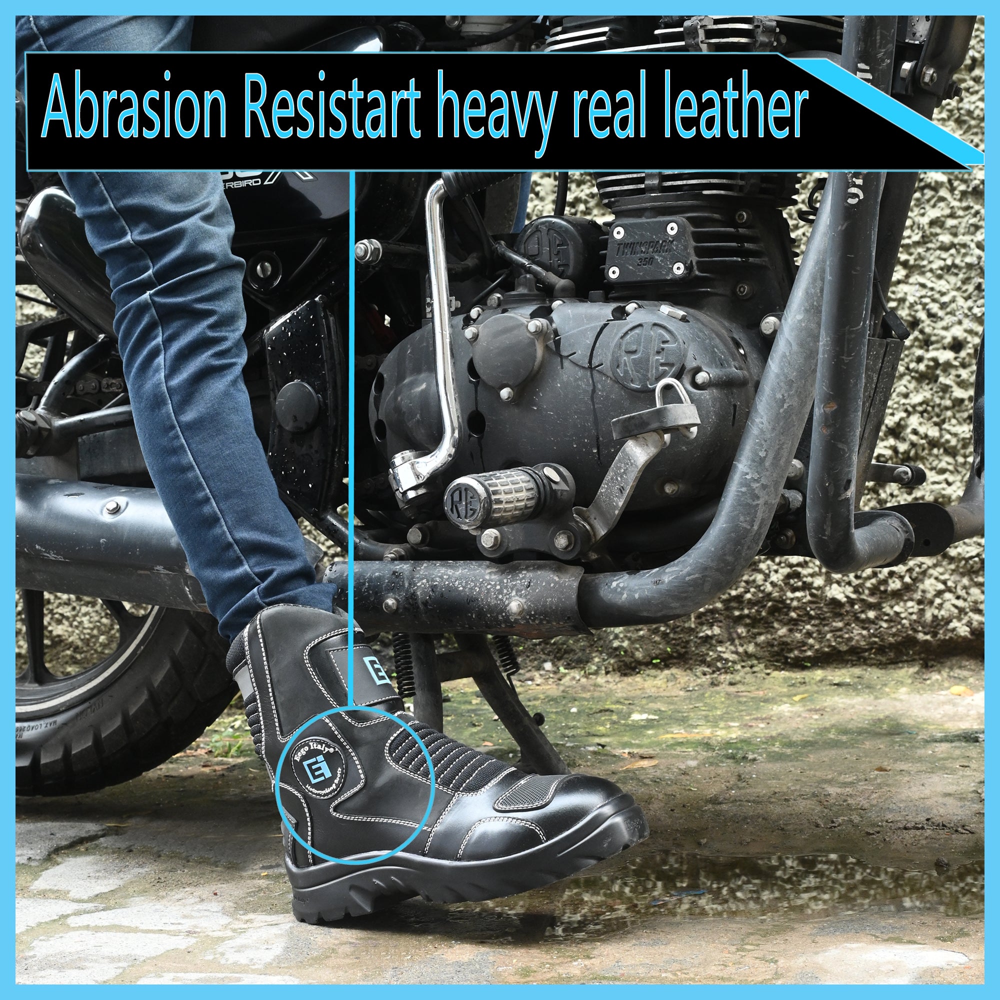 Motorcycle steel toe boots best sale