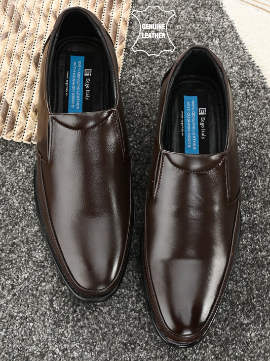 Leeds Genuine Leather Office Slip On Formal Shoes