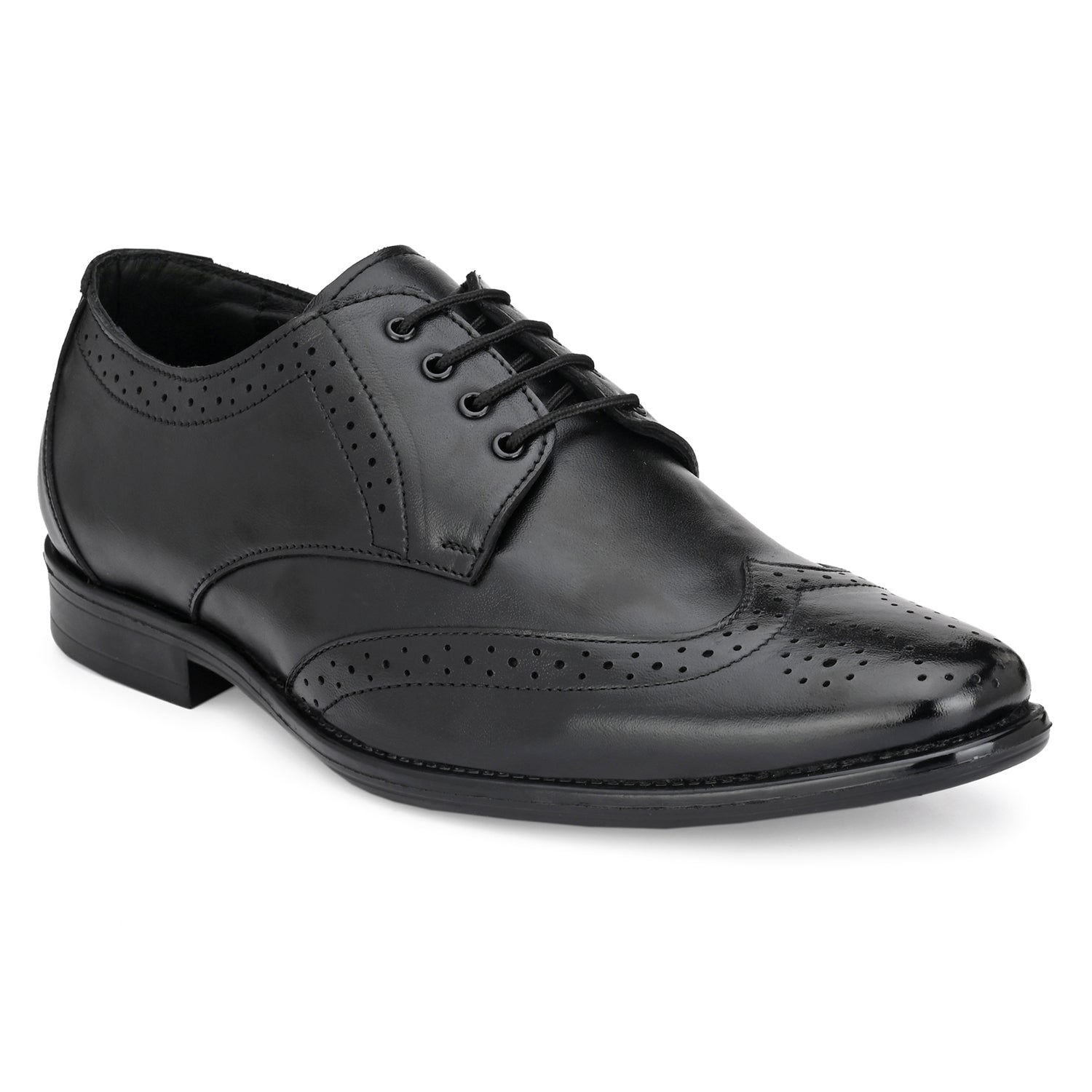 Genuine leather clearance brogue shoes