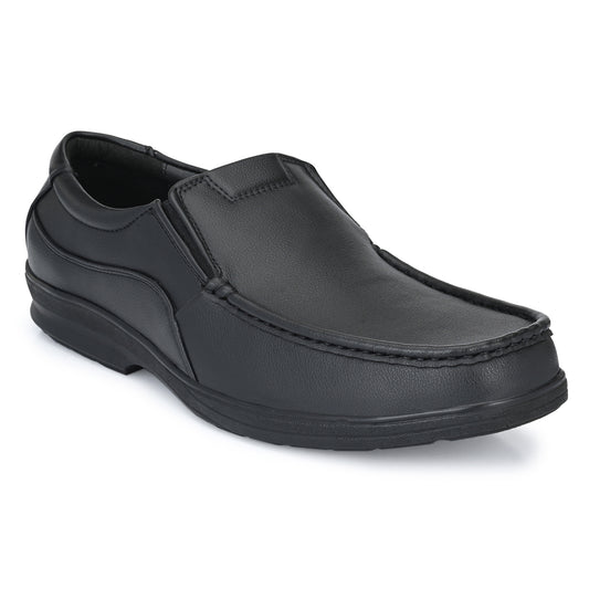 Eego Italy Plus Size Light Weight Comfortable Formal Shoes GT-9-BLACK