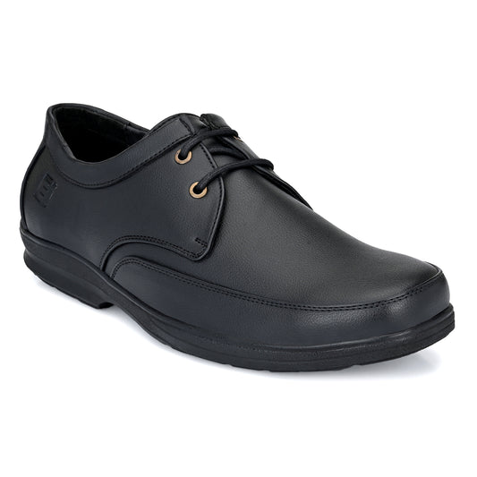Eego Italy Plus Size Light Weight Comfortable Formal Shoes GT-10-BLACK