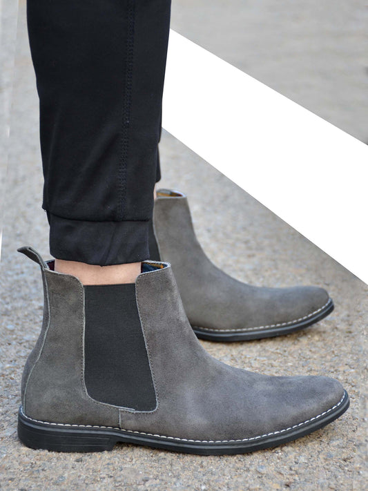 Whatever It Takes Genuine Leather Chelsea Boots KM-4