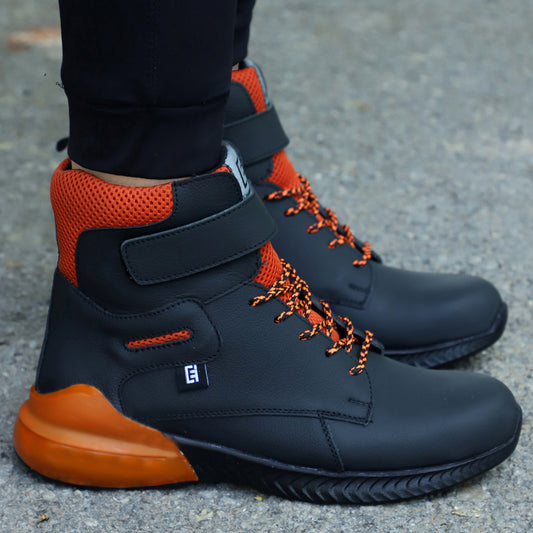 Commander Steel Toe Genuine Leather High Top Safety Boots