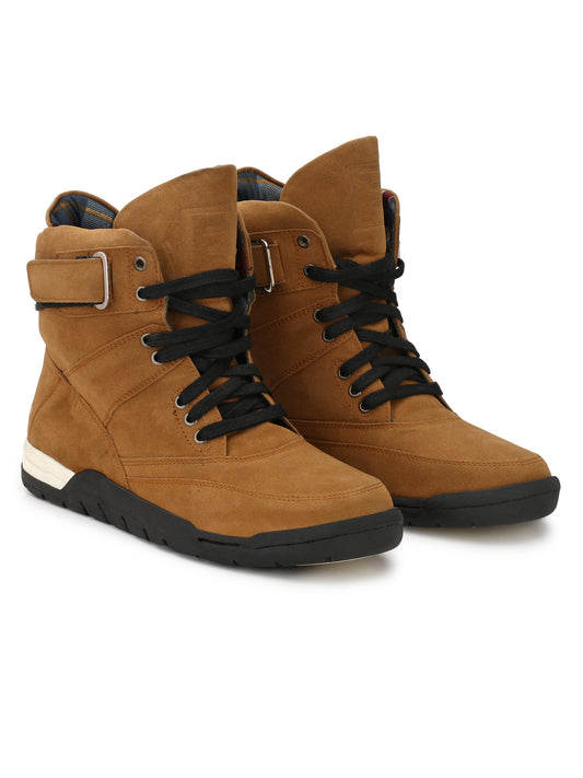 Downtown High Top Boots NR-6-CAMEL