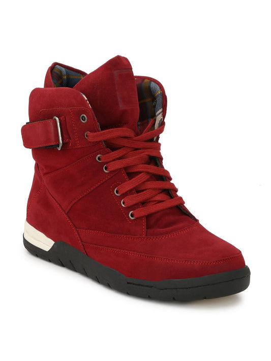 Downtown High Top Boots NR-6-RED