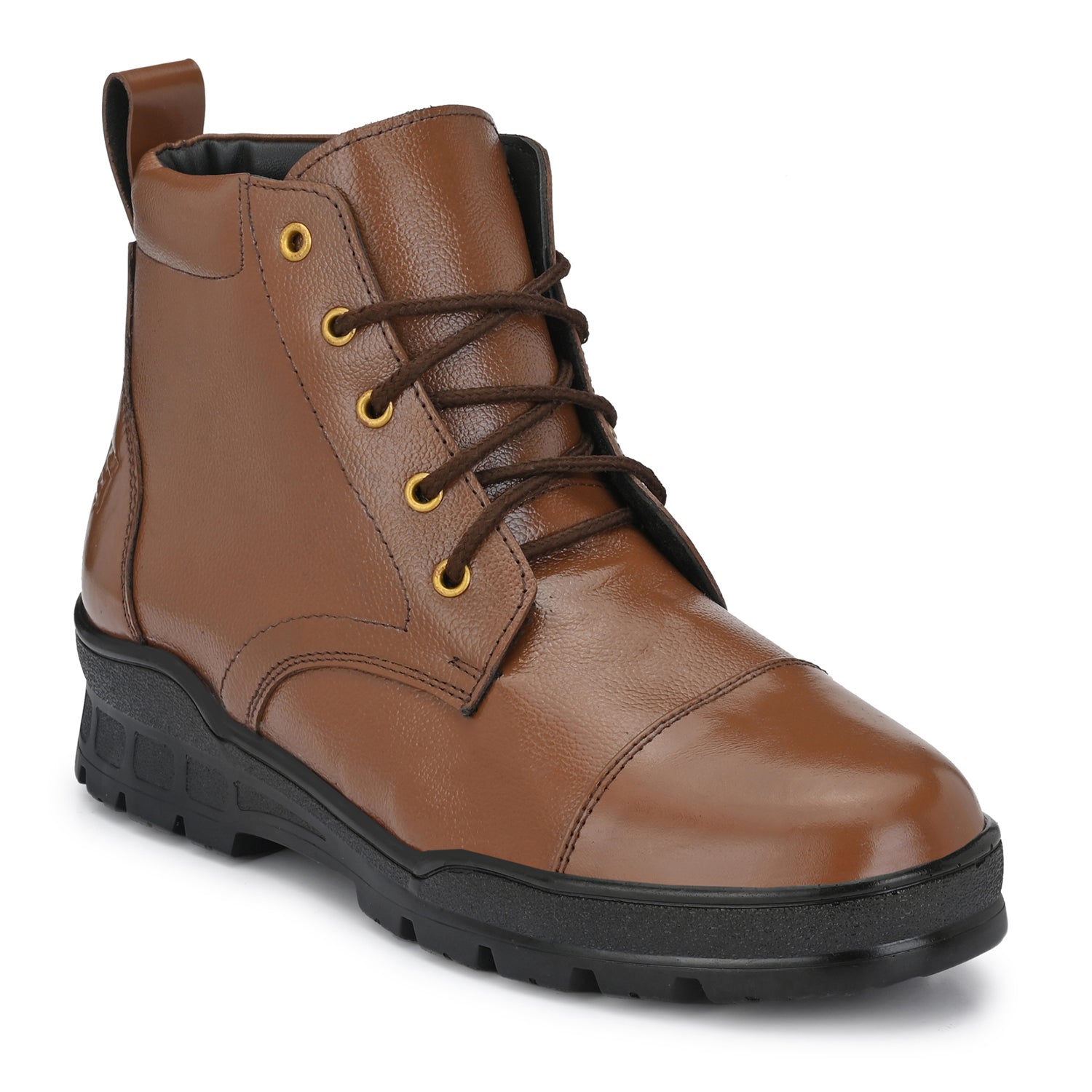 Police boots clearance brown